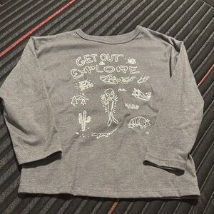 Gray Kids' Adventure Graphic Tee